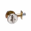 Trans Atlantic Co. Satin SS Commercial Cylindrical Entry Door Knob W/ Single Cylinder Deadbolt Combo Pack DL-SVB53DB251-US32D